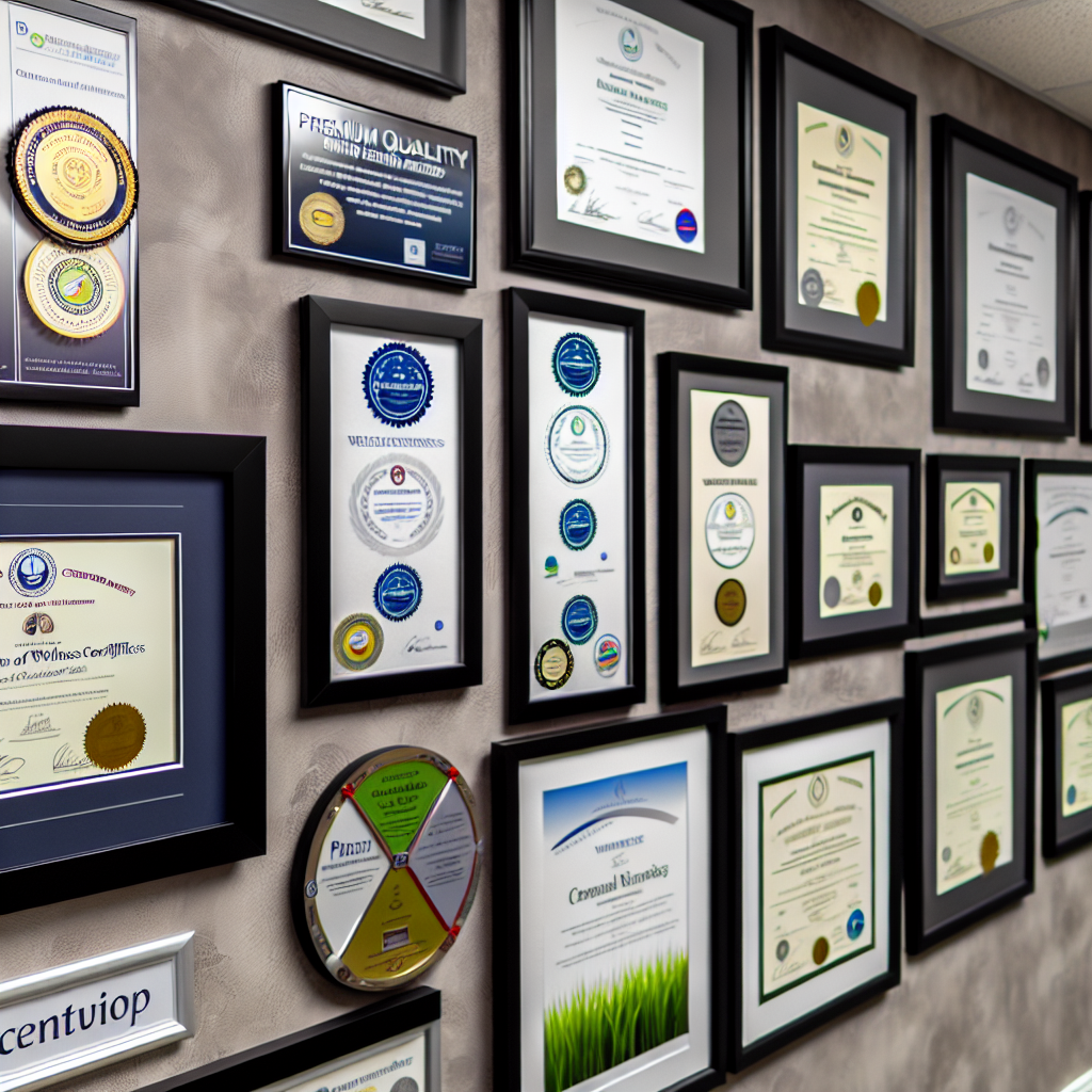 Professional certifications